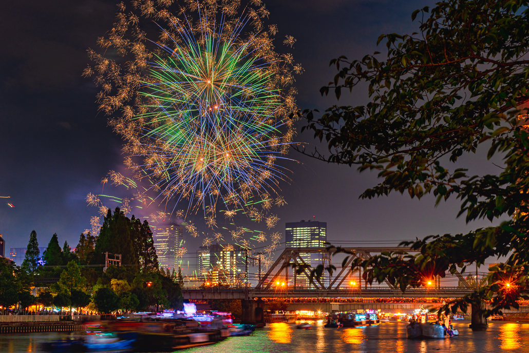 🎆 여름 한정: 텐진마츠리와 불꽃놀이 축제의 여름 대축제 cover